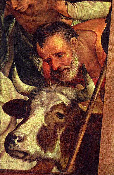 The Adoration of the Shepherds., Pieter Aertsen